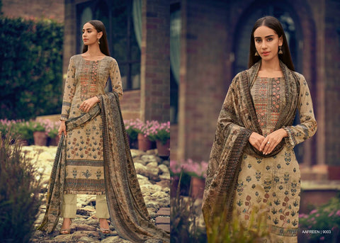 Mumtaz Arts Aafreen Cotton Embroidery Karachi Collection
