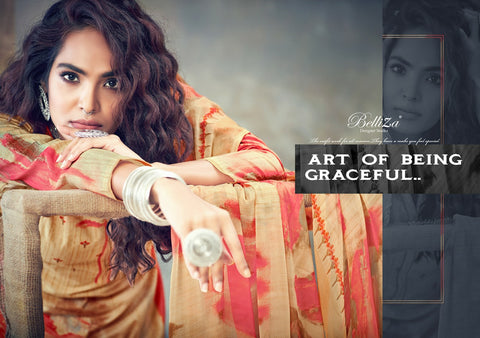 Belliza Designer Studio Florals Cotton Digital Printed Designer Salwar Kameez