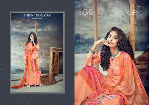Belliza Designer Studio Florals Cotton Digital Printed Designer Salwar Kameez