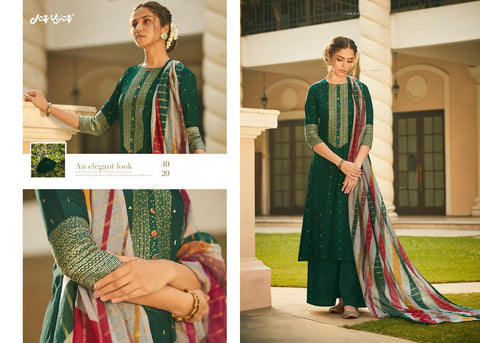 Jay Vijay Presents Mahrush Bemberg Silk Fancy Designer Salwar Suits