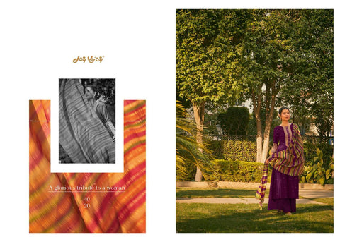 Jay Vijay Presents Mahrush Bemberg Silk Fancy Designer Salwar Suits