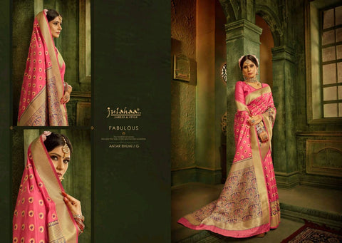 Julahaa Sarees Antar Bhumi Silk Fancy Designer Saree Collection