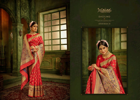 Julahaa Sarees Antar Bhumi Silk Fancy Designer Saree Collection