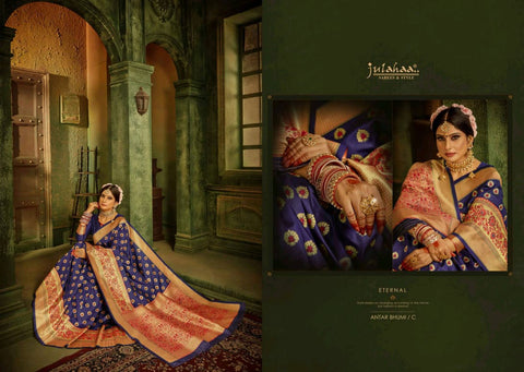 Julahaa Sarees Antar Bhumi Silk Fancy Designer Saree Collection