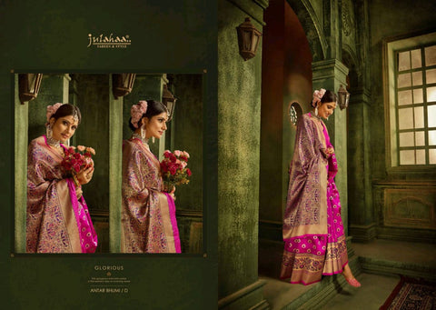Julahaa Sarees Antar Bhumi Silk Fancy Designer Saree Collection