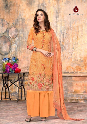 Kala Fashion Presents Kangana Vol 6 Georgette Embroidery Work Fancy Designer Salwar Kameez