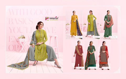 Kalapriya Presents Armani Vol 3 Rayon Printed Fancy Designer Salwar Suits