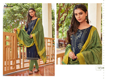 Kalaroop Kajree  Crysta Jam Silk Cotton Casual Wear Kurti Collection