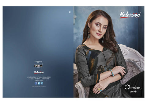Kalaroop Presents Chambor Vol 8 Heavy Rayon Printed Designer Kurtis Collection