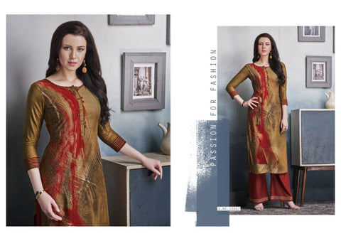 Kalaroop Presents Chambor Vol 8 Heavy Rayon Printed Designer Kurtis Collection