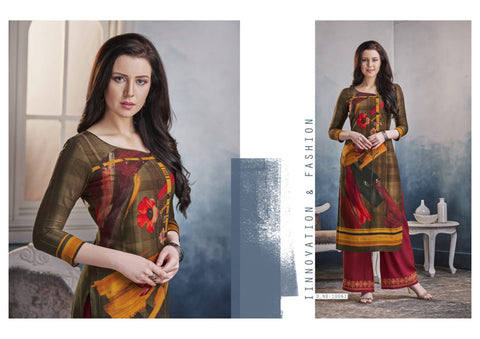 Kalaroop Presents Chambor Vol 8 Heavy Rayon Printed Designer Kurtis Collection