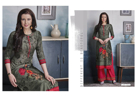 Kalaroop Presents Chambor Vol 8 Heavy Rayon Printed Designer Kurtis Collection