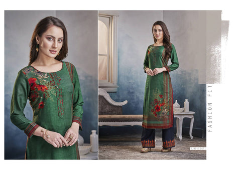 Kalaroop Presents Chambor Vol 8 Heavy Rayon Printed Designer Kurtis Collection