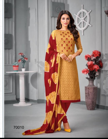 Kapil Fab Daairya Don Lakda Jecord Work Daily Wear Salwar Suit