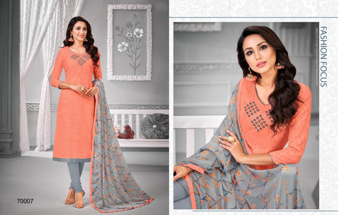 Kapil Fab Daairya Don Lakda Jecord Work Daily Wear Salwar Suit
