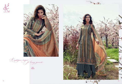 Kapil Fab Launched Noorain Pashmina Printed Fancy Designer Salwar Kameez