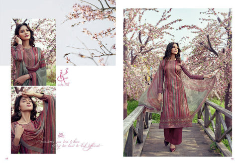 Kapil Fab Launched Noorain Pashmina Printed Fancy Designer Salwar Kameez