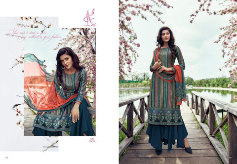 Kapil Fab Launched Noorain Pure Pashmina Printed Fancy Designer Salwar Suit