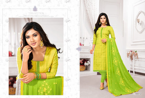 Kapil Fab Presents Ulimate Cotton Casual Wear Salwar Suits
