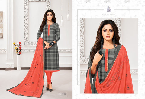 Kapil Fab Presents Ulimate Cotton Casual Wear Salwar Suits