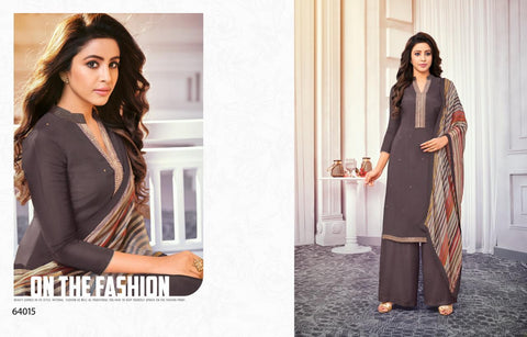 Kapil Trendz Secrets Silk Slub Fancy designer Salwar Suit
