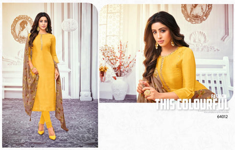 Kapil Trendz Presents Secrets Silk Fancy Designer Salwar Suits