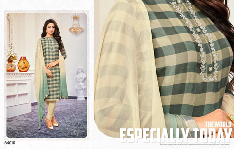 Kapil Trendz Secrets Silk Slub Fancy designer Salwar Suit