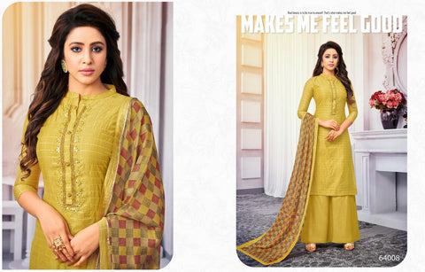 Kapil Trendz Secrets Silk Slub Fancy designer Salwar Suit