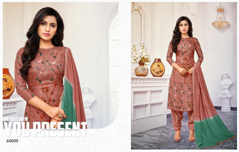 Kapil Trendz Secrets Silk Slub Fancy designer Salwar Suit