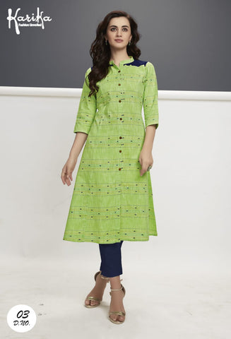 Karika Presents Weaves Vol 2 Cotton Casual Wear Kurtis