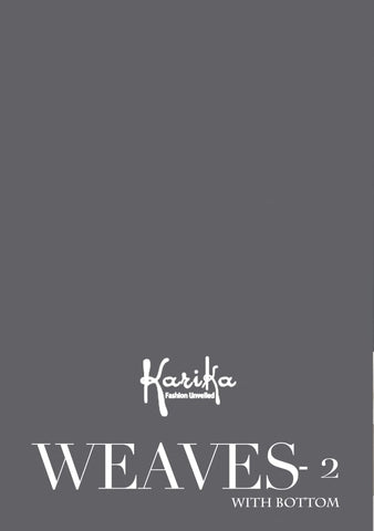 Karika Presents Weaves Vol 2 Cotton Casual Wear Kurtis