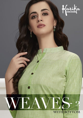Karika Presents Weaves Vol 2 Cotton Casual Wear Kurtis