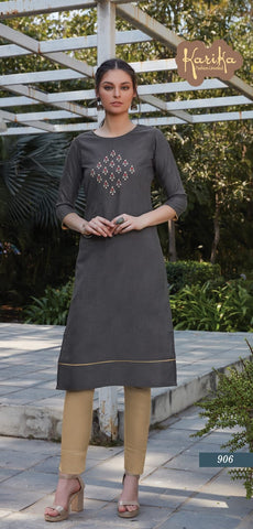 Karika Launched Scarlet Cotton Casual Wear Kurtis Collection