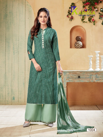 Karissa Presents Paalav Rayon Stylish Designer Kurtis With Plazzo