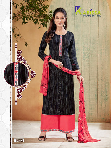 Karissa Presents Paalav Rayon Stylish Designer Kurtis With Plazzo