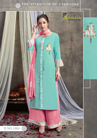 KARISSA KURTI VINESSA FANCY KURTI WEAR PLAZZO