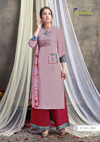 KARISSA KURTI VINESSA FANCY KURTI WEAR PLAZZO