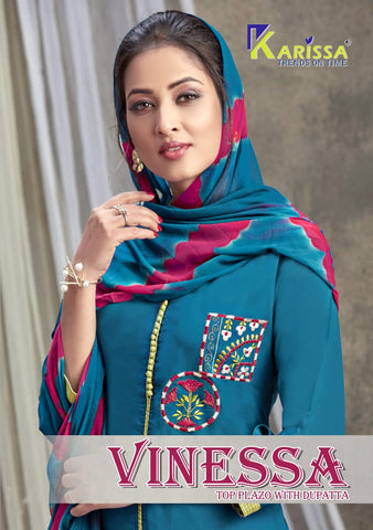 KARISSA KURTI VINESSA FANCY KURTI WEAR PLAZZO