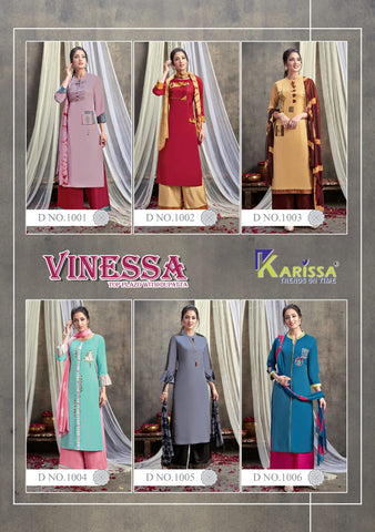 KARISSA KURTI VINESSA FANCY KURTI WEAR PLAZZO