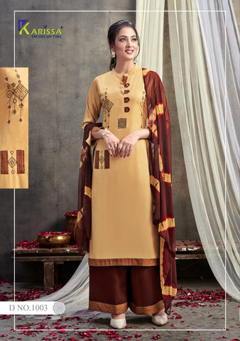 KARISSA KURTI VINESSA FANCY KURTI WEAR PLAZZO