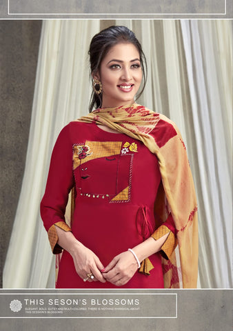 KARISSA KURTI VINESSA FANCY KURTI WEAR PLAZZO