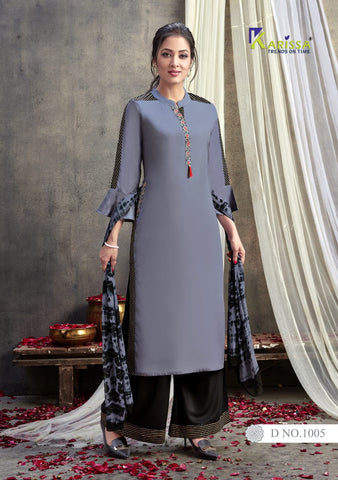 KARISSA KURTI VINESSA FANCY KURTI WEAR PLAZZO