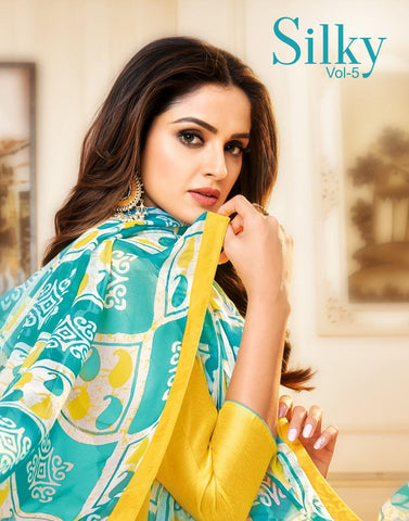 Kasmeera Silky Vol 5 Silky Fabric Casual Designer Salwar Suits