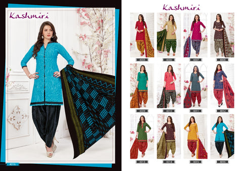 Falak International Kasmiri Vol 4 Cotton Casual Wear Salwar Kameez
