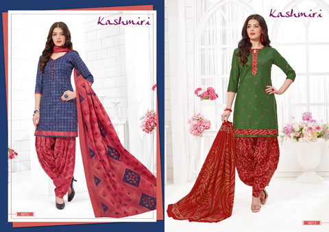 Falak International Kasmiri Vol 4 Cotton Casual Wear Salwar Kameez