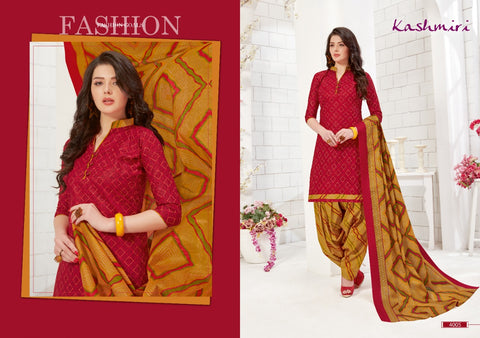 Falak International Kasmiri Vol 4 Cotton Casual Wear Salwar Kameez