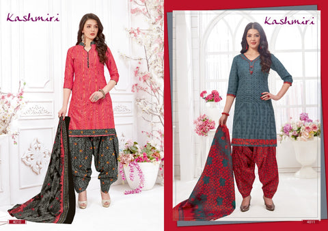 Falak International Kasmiri Vol 4 Cotton Casual Wear Salwar Kameez
