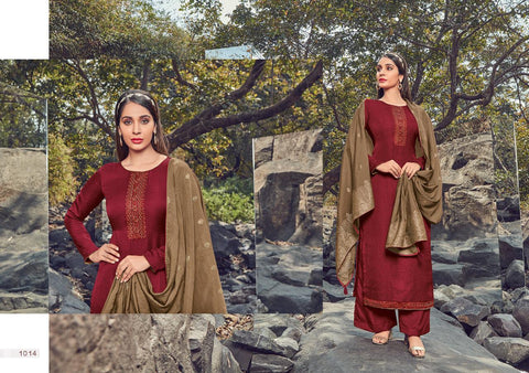 Kayce Trendz Rangeen Maisha Silk Fancy Designer Salwar Kameez