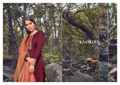 Kayce Trendz Rangeen Maisha Silk Fancy Designer Salwar Kameez