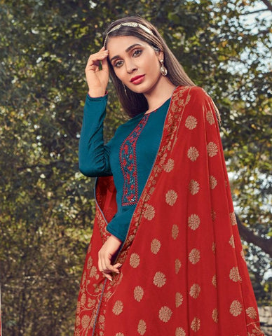 Kayce Trendz Rangeen Maisha Silk Fancy Designer Salwar Kameez